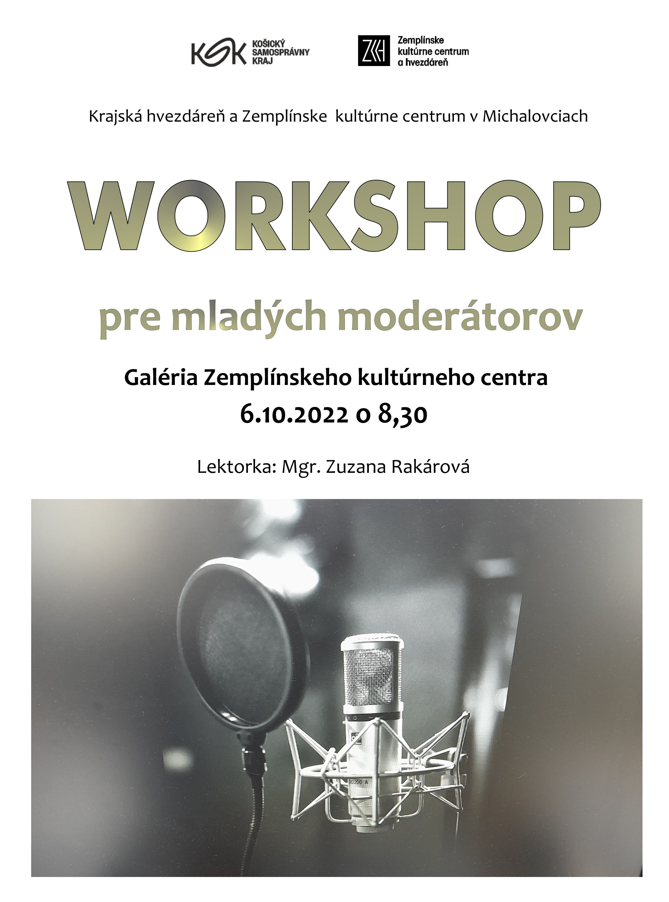 Workshop pre mladých moderátorov